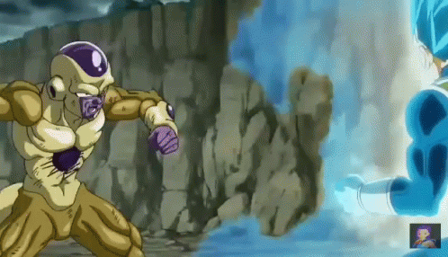 Anime Punch Frieza Dragon Ball Z GIF