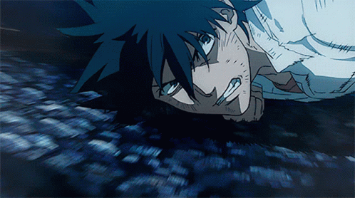 Anime Punch Kamijou Touma Certain Magical Index GIF