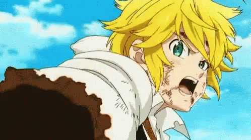Anime Punch Meliodas Seven Clovers GIF