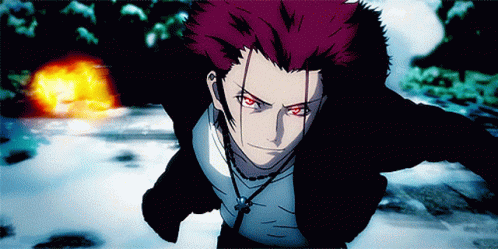 Anime Punch Mikoto Suoh The K Project GIF