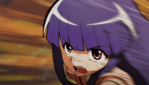 Anime Punch Rika Furude GIF