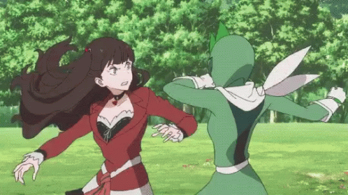 Anime Punch The Rolling Girls GIF