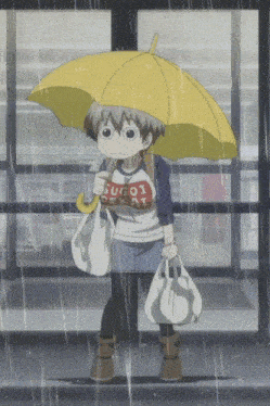 Anime Rain Gif GIF