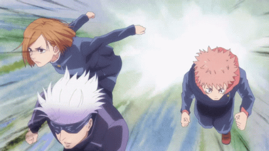 Anime Running GIF