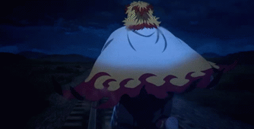 Swift Anime Running Kyojuro Rengoku GIF