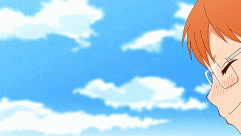 Happy Anime Running Chio GIF