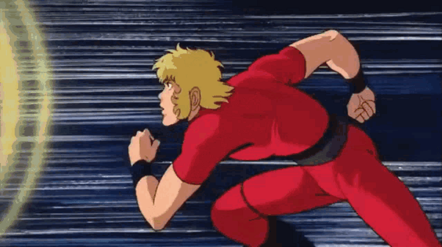 Anime Running Fight GIF