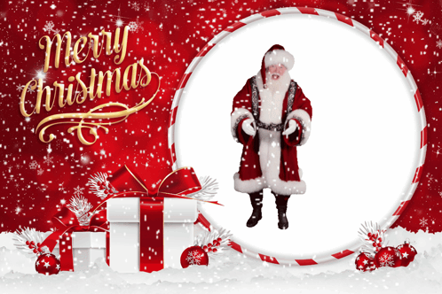 Anime Santa Holiday Merry Christmas GIF
