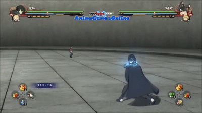 Anime Sasuke Uchiha Game Player GIF