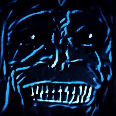 Anime Scary Smile Troll Face GIF