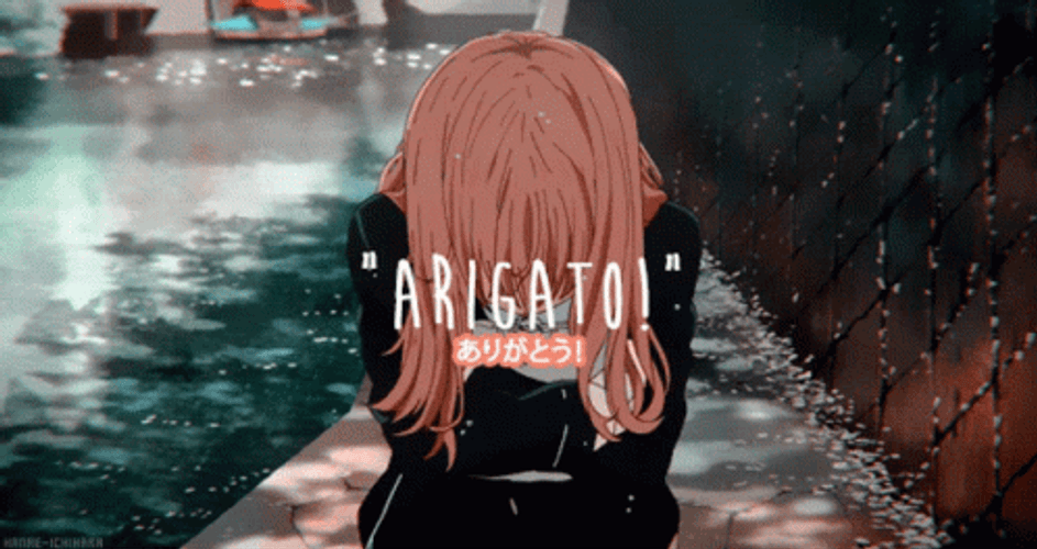 Anime Shouko Nishimaya Arigato Thank You GIF