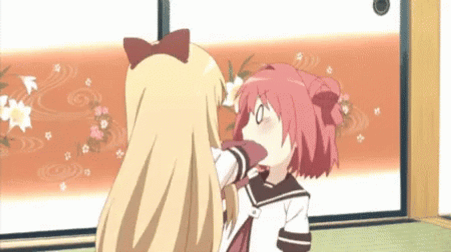 Anime Slap Fight Yuru Yuri GIF