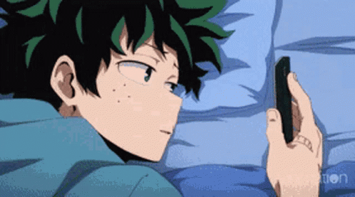 Anime Sleep Izuku Midoriya GIF
