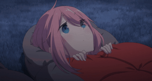 Anime Sleep Nadeshiko Kagamihara Yawn GIF