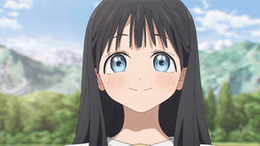 Anime Smile Akebi Sailor Wearing Hat GIF