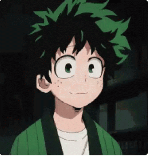 Anime Smile Izuku Midoriya My Hero Academia GIF