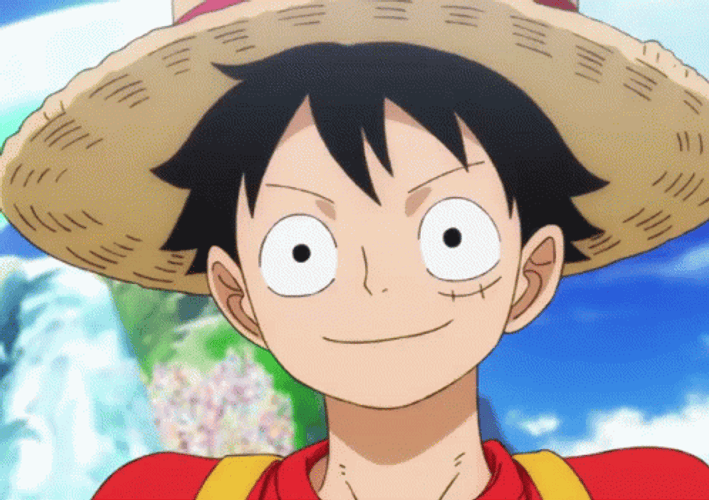 Anime Smile Monkey D Luffy GIF