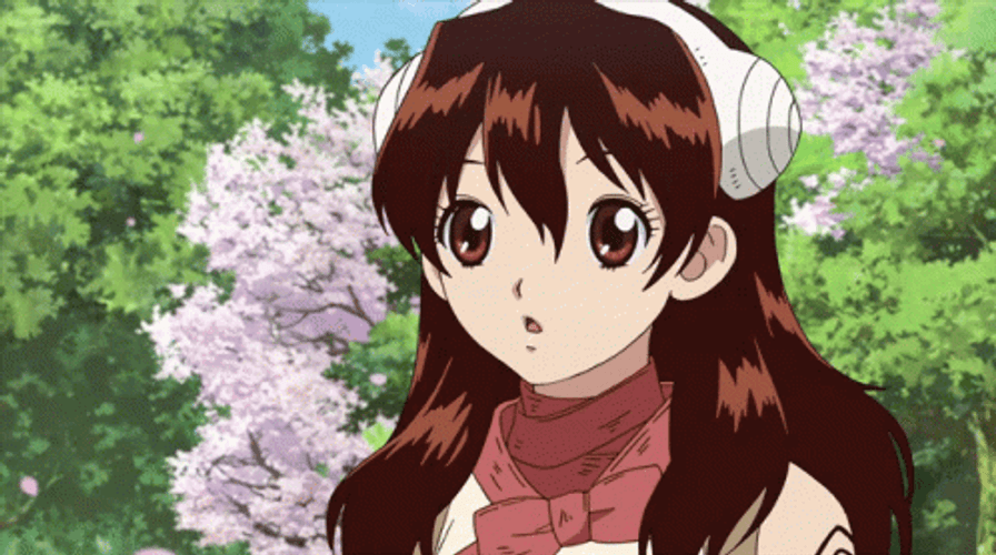 Anime Smile Yuzuriha Ogawa GIF