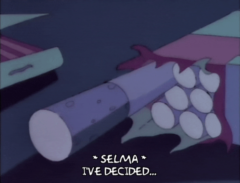Anime Smoking Cigarette Stick GIF