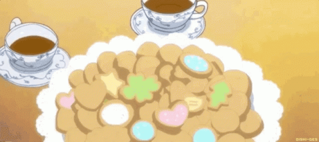 goodanimefood tumblr GochiUsa anime cookies anime food | Food, Desserts,  Kawaii food