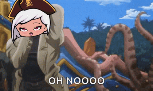 Anime Tentacle Girl Oh No GIF