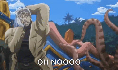 Anime Tentacle Jojo Oh No GIF