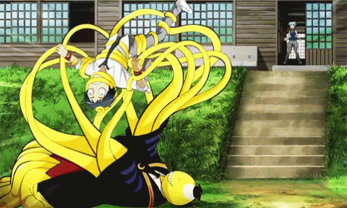 Anime Tentacle Korosensei Attacking GIF