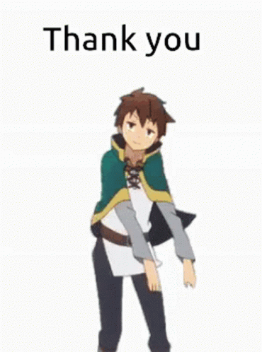Kazumi Sato Dancing Anime Thank You GIF