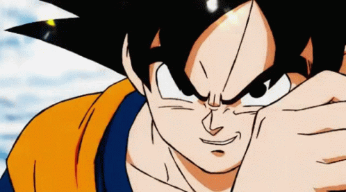 Anime Transition Goku Super Power GIF
