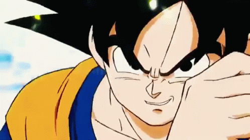 Anime Transition Of Naruto And Guko Fighting GIF