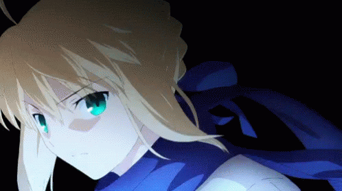 Anime Transition Saber Artoria Pendragon GIF