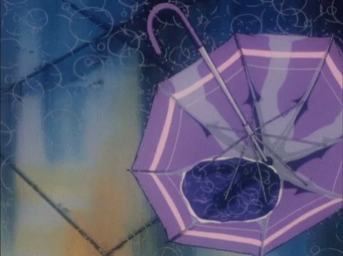 Anime Umbrella On This Rainy Monday GIF