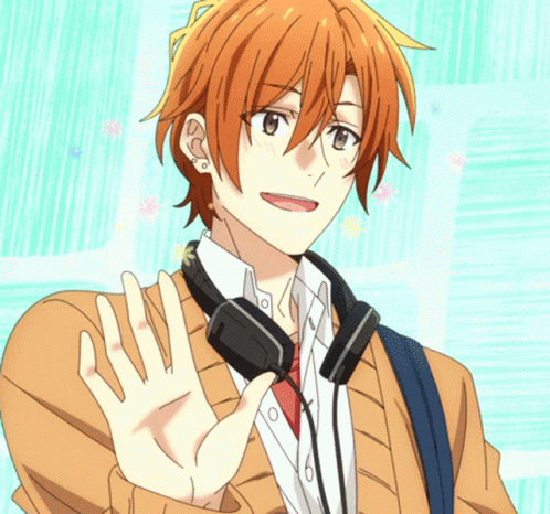 Anime Wave Of Sasaki While Talking GIF