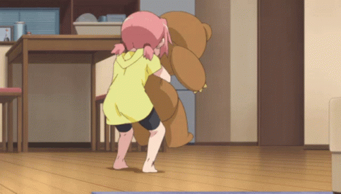 Anime Young Girl Suplex GIF