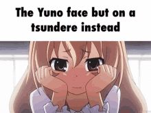 Anime Yuno Taiga Aisaka Cute Face Tsundere GIF