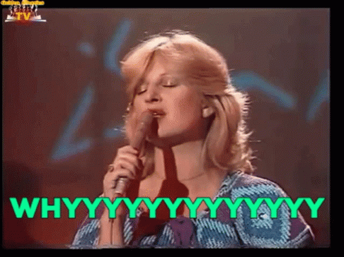 Anita Meyer Singing Whyyy GIF
