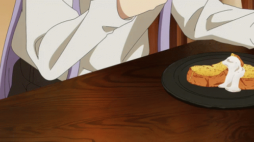 Anju 86 Anime Bread Knife Falling Over GIF