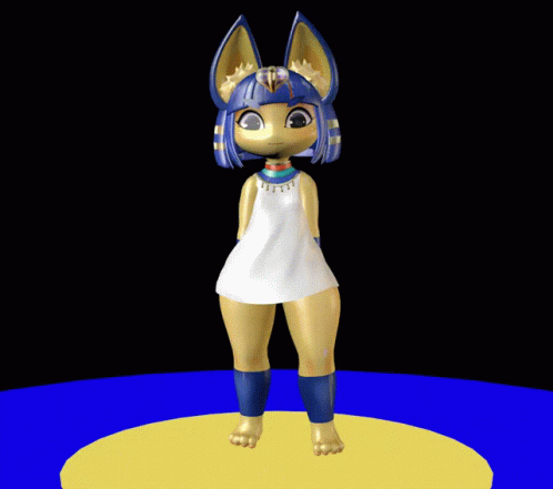 Ankha Gangnam Style Dancing GIF