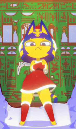 Ankha Hip Sway Adoring Fans GIF
