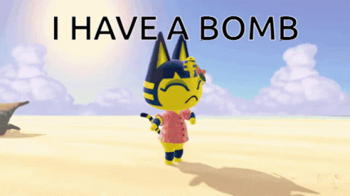 Ankha I Have Bomb Desert Location GIF