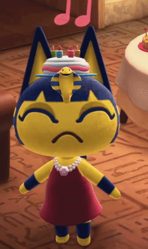 Ankha Little Dance Steps Music Notes GIF
