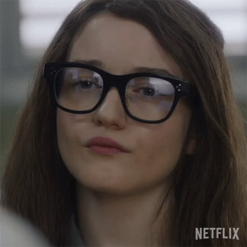 Cute Eyeglasses Anna Delvey GIF