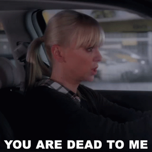 Anna Driving A Car Says Youre Dead To Me GIF