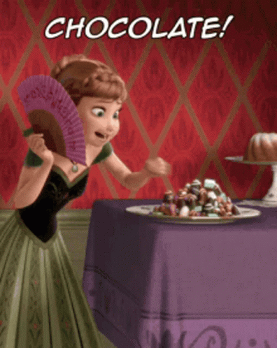 Anna from Frozen Holding Fan