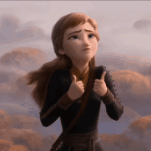 Anna From Frozen Ii Is Giving A Thumbs Up . GIF