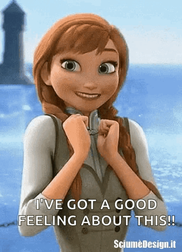 Anna From Frozen Saying Good Feeling GIF