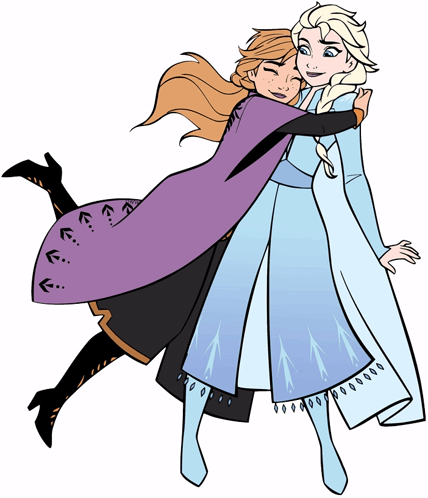 Anna Giving Power Hug GIF