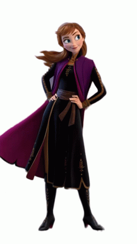 Anna In Black Suit GIF