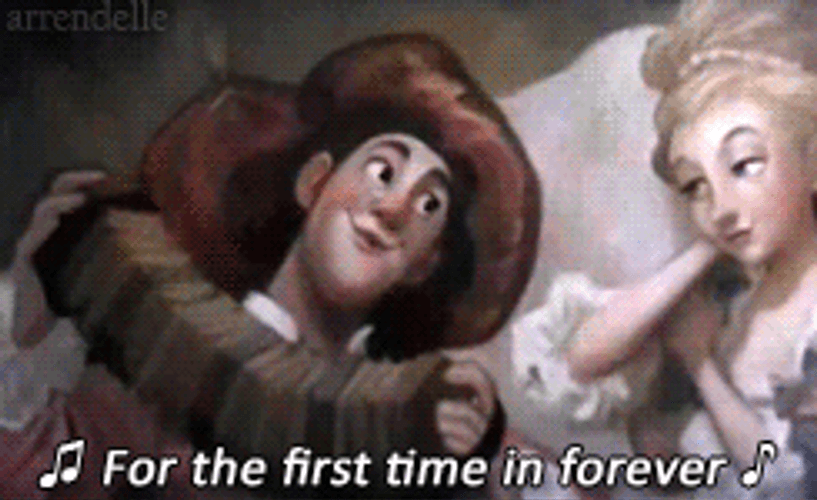 Anna Singing First Time In Forever From Frozen GIF