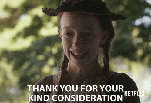 Anne Shirley Thinking Of You Sympathy GIF
